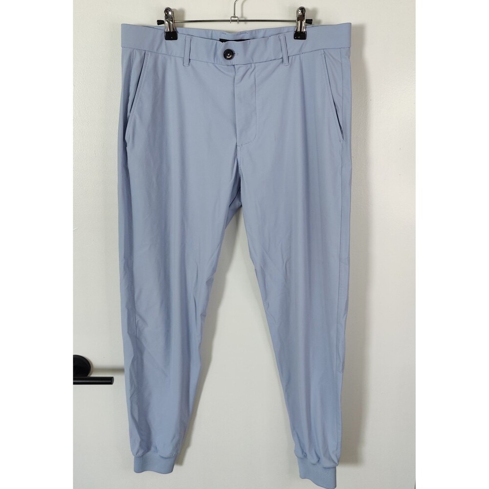 Greyson Montauk Joggers Men 34x31 Performance Golf Pants Stretch Cuffed Ankles